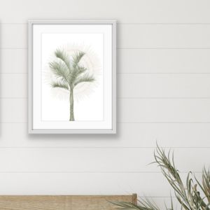 Alexander Palm | Various Sizes | Framed Art Print by Frianki