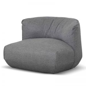 Alita Fabric Lounge Chair - Noble Grey