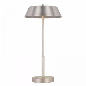 Allure 3 Stage Touch Table Lamp | Nickel and Silver | Modern Lighting