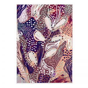 Allure Lines | Framed Canvas Print