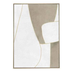 Alma Abstract | Framed Canvas Print