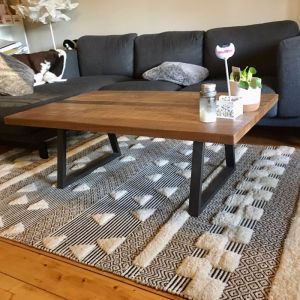 Almore Tufts | Wool Ivory Charcoal Rug