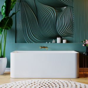 Alto Freestanding Bath | 1500mm | Semi Gloss White