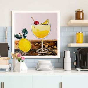 Amaretto Sour and a Lemon | Angela Hawkey | Canvas or Print by Artist Lane