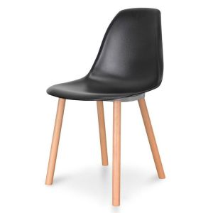 Amy Dining Chair | Black | Natural