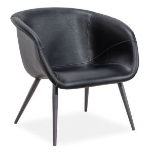 Andorra Tub Lounge Chair | Black