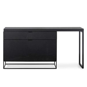 Anwen Extendable Home Office Desk | Black