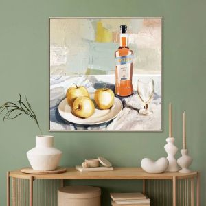 Aperol Apples | Framed Canvas Print