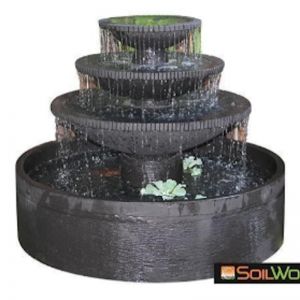 Aqua Falls Solar Fountain | Installation