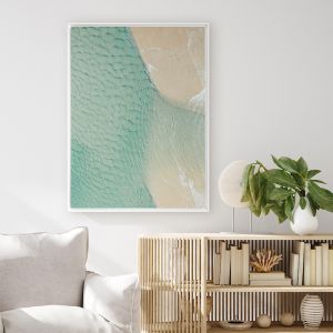 Aquamarine II | Framed Canvas Art Print