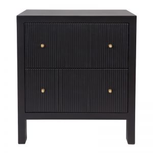 Ariana Bedside Table | Large | Black