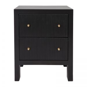 Ariana Bedside Table | Small | Black