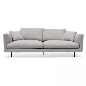 Arlette 4 Seater Fabric Sofa | Passive Grey