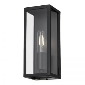 Arzano Small Exterior Wall Light | Black | Hampton Lighting