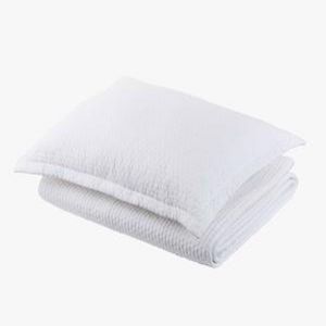 Aspen White Pillowcase | Standard