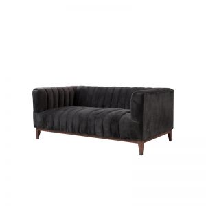Astoria 2 Seater Sofa | Velvet | Charcoal