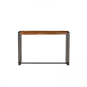 Astra Mango Wood Industrial Console Table