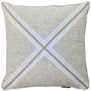 Avalon Linen Cross Cushion Cover | 50cm x 50cm