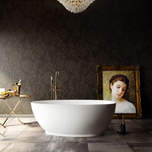 Aveo Freestanding Bath | Semi Gloss White