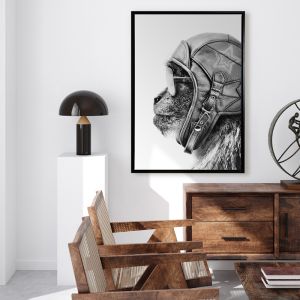Aviator Monkey | Framed Canvas Art Print