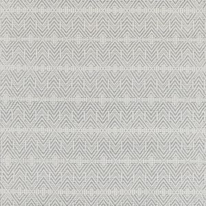 Avoca Chevron Light Grey Wool Rug| By Wild Yarn