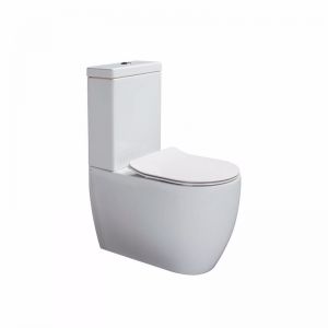 AXA Uno Rimless Close Coupled Back To Wall Back Inlet Toilet Suite | Reece