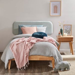 B2C Furniture | Aspen Toddler Single Bed | Natural Hardwood