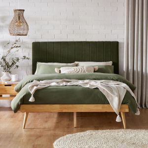 B2C Furniture | Franki Double Hardwood Bed Base | Natural