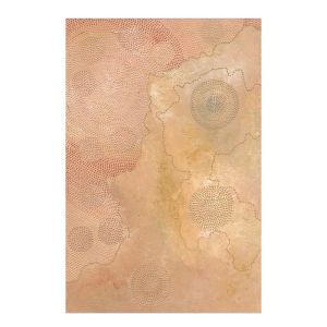 Baayi (Meaning Footprints) Part 3 - Searching | Unframed Canvas Print by Lizzy Stageman