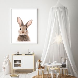 Baby Bunny Rabbit | Art Print by Arty Bub