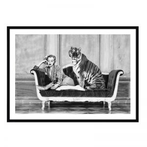 Bagera and Marilyn | Framed Art Print