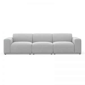 Bailey 3.5 Seater Fabric Modular Sofa | Cloud Grey