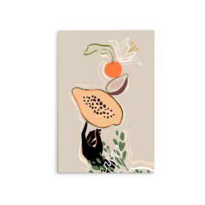 Balancing Fruits | Canvas Print by Arty Guava