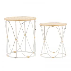 Bamboo Side Table | Set of 2