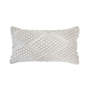Bambury Bridget Rectangle Cushion | Ivory