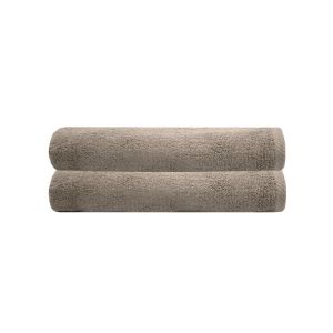 Bambury Chateau Bath Towels | 2 pack | Latte