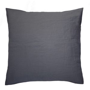 French Flax Linen European Pillowcase | Charcoal