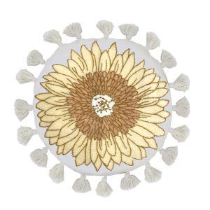 Bambury Sunflower Round Cushion