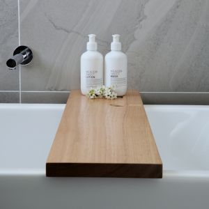 Bath Caddy with Wine Glass Slot | Jemmervale Designs