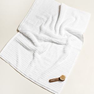 Bath Mat | White Stripes