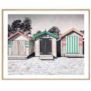 Beach Box | Framed Print | P7024 | Colour Clash Studio