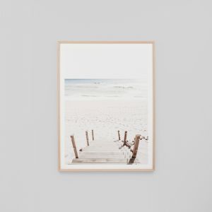Beach Steps | Framed Photographic Print