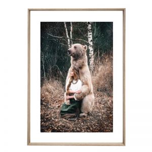 Bear Hug | Framed Art Print