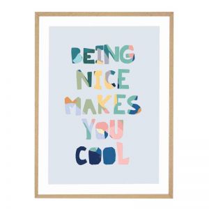 Being Nice | Framed Art Print