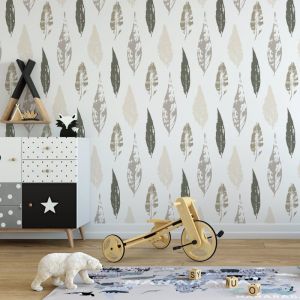 Beleaf In Yourself - Nature’s Child | Eco Wallpaper | Neutral| Amba Florette