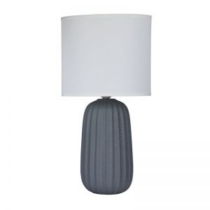 Benjy Ceramic Table Lamp | Large | Bluey Grey