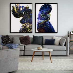 Black and Gold Right | Canvas Print