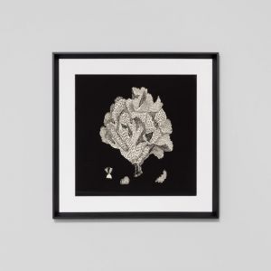 Black and Tan Coral 4 | Framed Print
