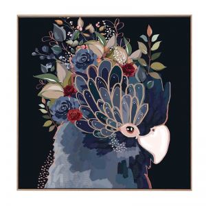 Black Crown | Framed Canvas Print