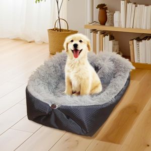 Black Dual-purpose Cushion Nest | Cat/Dog Bed